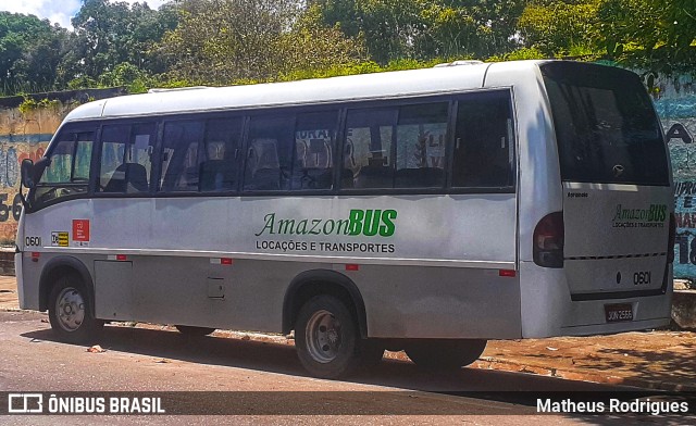AmazonBus Locações e Transportes 0601 na cidade de Belém, Pará, Brasil, por Matheus Rodrigues. Número da foto: #10990548.
