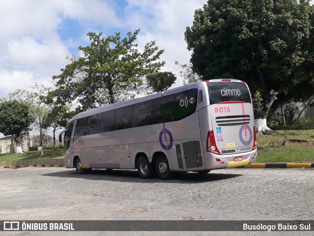 Rota Transportes Rodoviários 7525 na cidade de Eunápolis, Bahia, Brasil, por Busólogo Baixo Sul. ID da foto: 10989698.