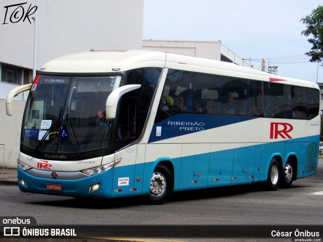 Rápido Ribeirão Preto 3500 na cidade de Rio de Janeiro, Rio de Janeiro, Brasil, por César Ônibus. ID da foto: 10992062.