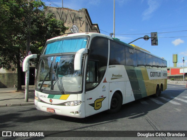 Empresa Gontijo de Transportes 14535 na cidade de Belo Horizonte, Minas Gerais, Brasil, por Douglas Célio Brandao. ID da foto: 10992303.