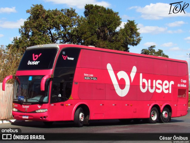 Buser Brasil Tecnologia 5310 na cidade de Brasília, Distrito Federal, Brasil, por César Ônibus. ID da foto: 10992465.