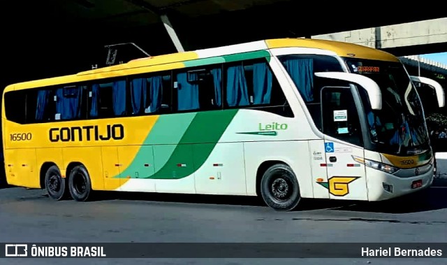 Empresa Gontijo de Transportes 16500 na cidade de Belo Horizonte, Minas Gerais, Brasil, por Hariel Bernades. Número da foto: #10991528.
