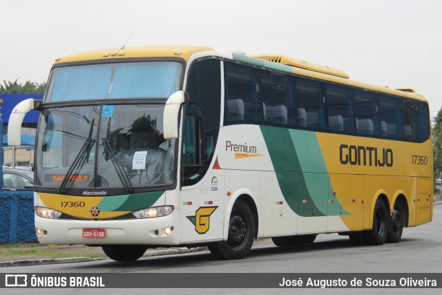 Empresa Gontijo de Transportes 17360 na cidade de São Paulo, São Paulo, Brasil, por José Augusto de Souza Oliveira. ID da foto: 10992508.