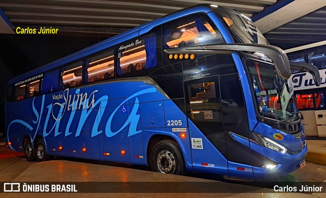 Viação Juína 2205 na cidade de Cuiabá, Mato Grosso, Brasil, por Carlos Júnior. Número da foto: #10992613.