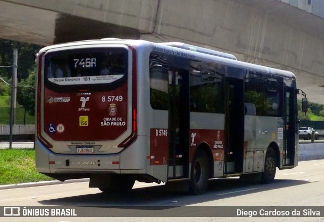 Auto Viação Transcap >> Auto Bless Transportes 8 5749 na cidade de São Paulo, São Paulo, Brasil, por Diego Cardoso da Silva. Número da foto: #10989764.