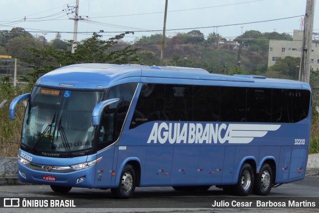 Viação Águia Branca 32200 na cidade de Aracaju, Sergipe, Brasil, por Julio Cesar  Barbosa Martins. ID da foto: 10989712.