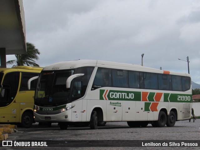 Empresa Gontijo de Transportes 21330 na cidade de Caruaru, Pernambuco, Brasil, por Lenilson da Silva Pessoa. ID da foto: 10992479.