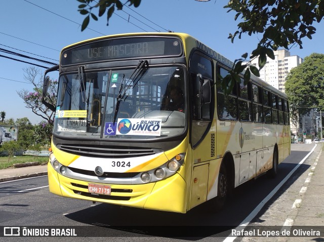 Viação Campo dos Ouros 3024 na cidade de Guarulhos, São Paulo, Brasil, por Rafael Lopes de Oliveira. ID da foto: 10992887.