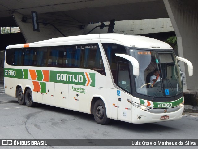 Empresa Gontijo de Transportes 21360 na cidade de Belo Horizonte, Minas Gerais, Brasil, por Luiz Otavio Matheus da Silva. ID da foto: 10994202.