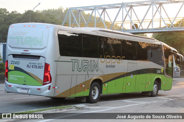 Turin Transportes 2240 na cidade de Piraí, Rio de Janeiro, Brasil, por José Augusto de Souza Oliveira. ID da foto: 10993701.