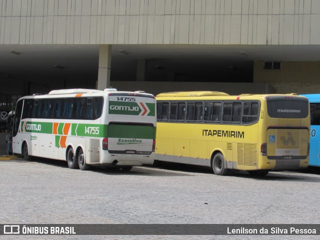 Empresa Gontijo de Transportes 14755 na cidade de Caruaru, Pernambuco, Brasil, por Lenilson da Silva Pessoa. ID da foto: 10994257.