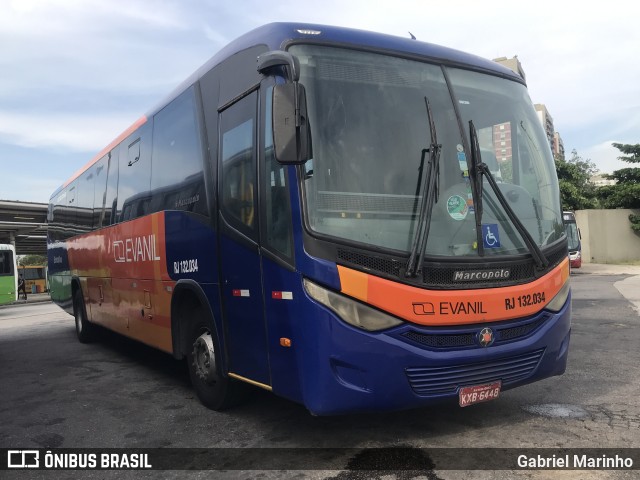 Evanil Transportes e Turismo RJ 132.034 na cidade de Rio de Janeiro, Rio de Janeiro, Brasil, por Gabriel Marinho. Número da foto: #10994470.