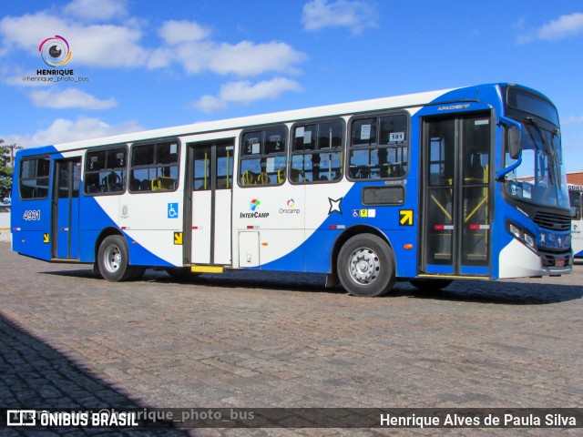 Onicamp Transporte Coletivo 4931 na cidade de Campinas, São Paulo, Brasil, por Henrique Alves de Paula Silva. Número da foto: #10993788.