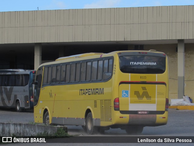 Viação Itapemirim 8523 na cidade de Caruaru, Pernambuco, Brasil, por Lenilson da Silva Pessoa. ID da foto: 10994072.