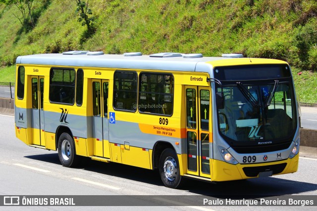 TIL Transportes Coletivos 809 na cidade de Piraí, Rio de Janeiro, Brasil, por Paulo Henrique Pereira Borges. Número da foto: #10994617.