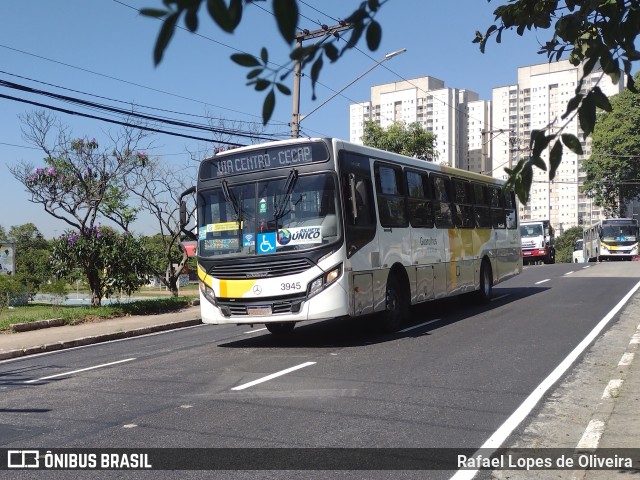 Viação Campo dos Ouros 3945 na cidade de Guarulhos, São Paulo, Brasil, por Rafael Lopes de Oliveira. Número da foto: #10992884.