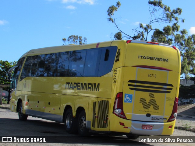 Viação Itapemirim 60713 na cidade de Caruaru, Pernambuco, Brasil, por Lenilson da Silva Pessoa. ID da foto: 10994050.