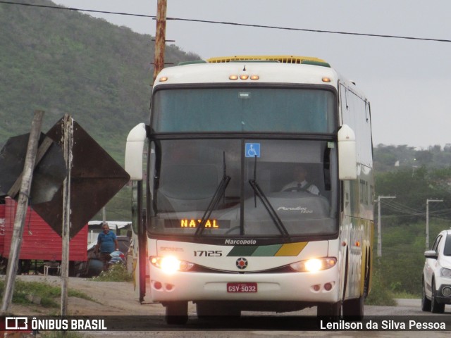 Empresa Gontijo de Transportes 17125 na cidade de Taquaritinga do Norte, Pernambuco, Brasil, por Lenilson da Silva Pessoa. ID da foto: 10994084.