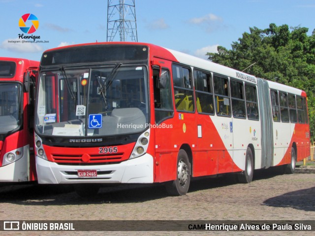 Itajaí Transportes Coletivos 2965 na cidade de Campinas, São Paulo, Brasil, por Henrique Alves de Paula Silva. ID da foto: 10993774.