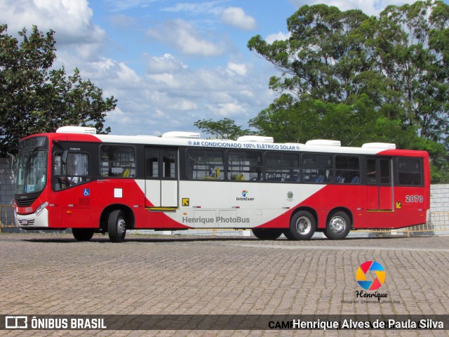 Itajaí Transportes Coletivos 2070 na cidade de Campinas, São Paulo, Brasil, por Henrique Alves de Paula Silva. ID da foto: 10993777.