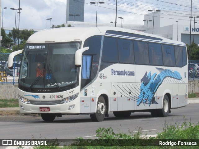 Viação Pernambucana Transporte e Turismo 327 na cidade de Caruaru, Pernambuco, Brasil, por Rodrigo Fonseca. Número da foto: #10993725.