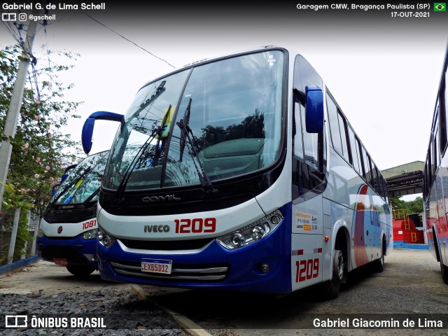 CMW Transportes 1209 na cidade de Bragança Paulista, São Paulo, Brasil, por Gabriel Giacomin de Lima. ID da foto: 10994511.