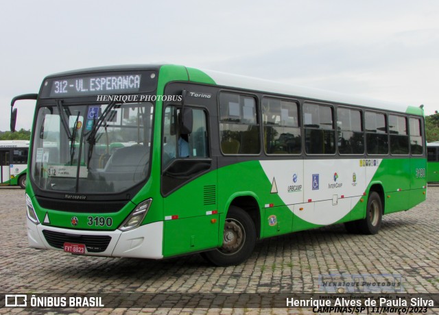 VB Transportes e Turismo 3190 na cidade de Campinas, São Paulo, Brasil, por Henrique Alves de Paula Silva. Número da foto: #10993814.
