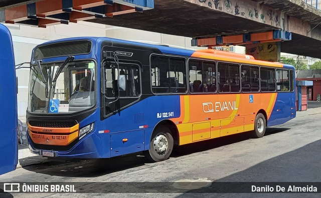 Evanil Transportes e Turismo RJ 132.141 na cidade de Nova Iguaçu, Rio de Janeiro, Brasil, por Danilo De Almeida. Número da foto: #10918922.