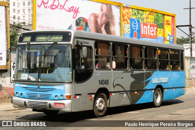 Salutran - Serviço de Auto Transportes 14048 na cidade de Nova Iguaçu, Rio de Janeiro, Brasil, por Paulo Henrique Pereira Borges. ID da foto: 10920816.