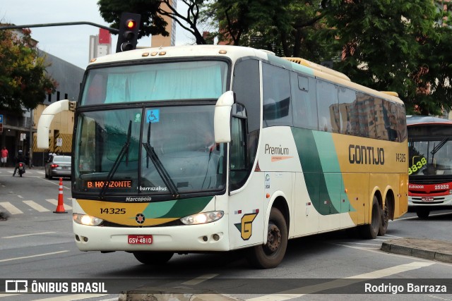 Empresa Gontijo de Transportes 14325 na cidade de Belo Horizonte, Minas Gerais, Brasil, por Rodrigo Barraza. ID da foto: 10920776.