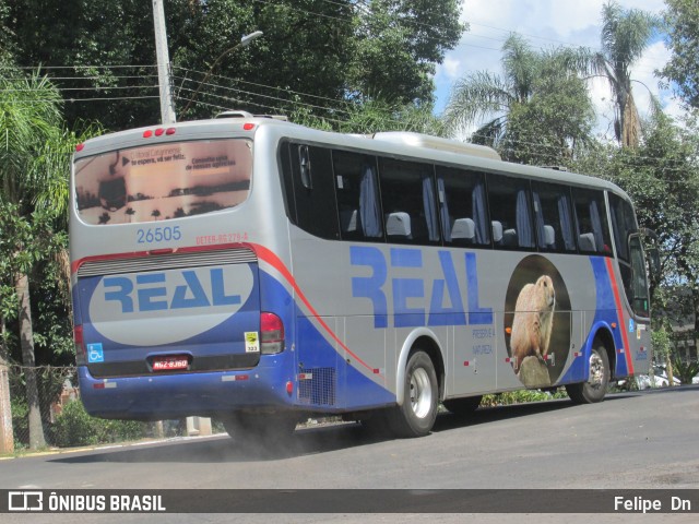 Real Transporte e Turismo 26505 na cidade de Carazinho, Rio Grande do Sul, Brasil, por Felipe  Dn. Número da foto: #10921235.
