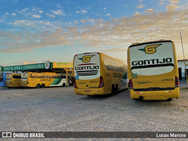 Empresa Gontijo de Transportes 17155 na cidade de Messias, Alagoas, Brasil, por Lucas Marcos. Número da foto: #10919143.