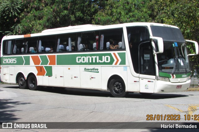 Empresa Gontijo de Transportes 21085 na cidade de São Paulo, São Paulo, Brasil, por Hariel Bernades. Número da foto: #10920899.