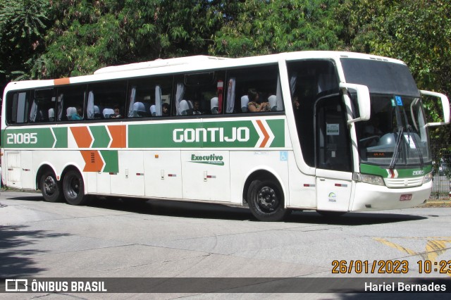 Empresa Gontijo de Transportes 21085 na cidade de São Paulo, São Paulo, Brasil, por Hariel Bernades. ID da foto: 10920899.