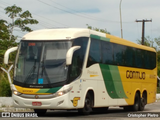 Empresa Gontijo de Transportes 18990 na cidade de Aracaju, Sergipe, Brasil, por Cristopher Pietro. ID da foto: 10919808.