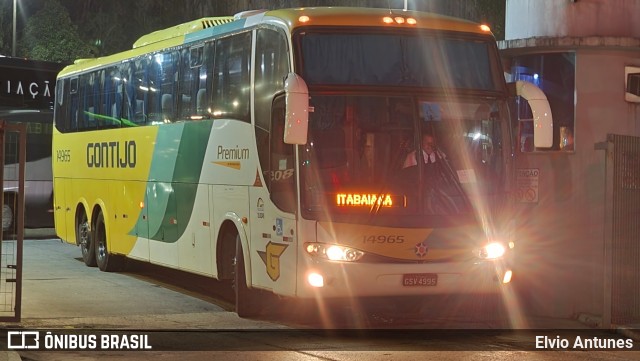 Empresa Gontijo de Transportes 14965 na cidade de Santos, São Paulo, Brasil, por Elvio Antunes. Número da foto: #10921296.