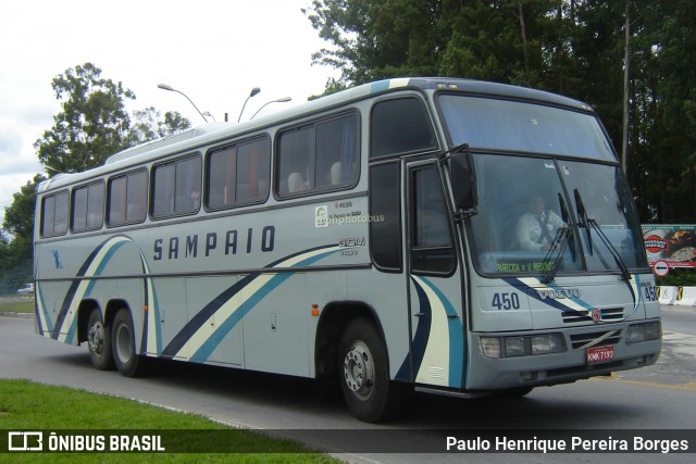 Viação Sampaio 450 na cidade de Resende, Rio de Janeiro, Brasil, por Paulo Henrique Pereira Borges. Número da foto: #10997033.