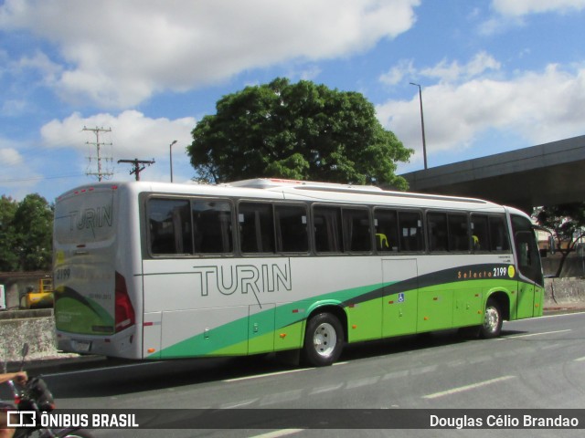 Turin Transportes 2199 na cidade de Belo Horizonte, Minas Gerais, Brasil, por Douglas Célio Brandao. ID da foto: 10995674.