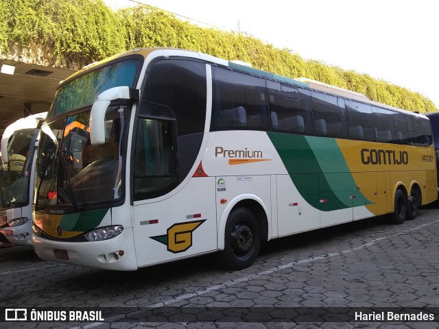 Empresa Gontijo de Transportes 14720 na cidade de Belo Horizonte, Minas Gerais, Brasil, por Hariel Bernades. Número da foto: #10995457.