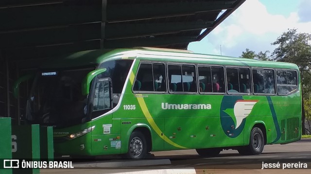 Viação Umuarama 11035 na cidade de Cascavel, Paraná, Brasil, por jessé pereira. ID da foto: 10996474.