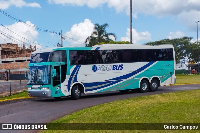 Brantur > Branbus > Viação Pato Branco 11505 na cidade de Cascavel, Paraná, Brasil, por Carlos Campos. Número da foto: #10995386.