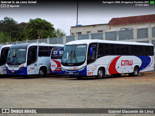 CMW Transportes 1207 na cidade de Bragança Paulista, São Paulo, Brasil, por Gabriel Giacomin de Lima. Número da foto: #10998007.