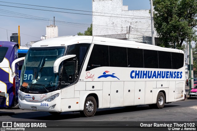 Transportes Chihuahuenses 2054 na cidade de Gustavo A. Madero, Ciudad de México, México, por Omar Ramírez Thor2102. Número da foto: #10997540.