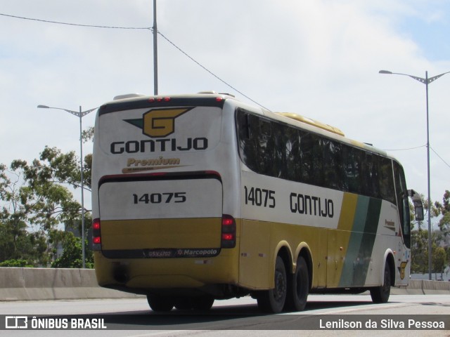 Empresa Gontijo de Transportes 14075 na cidade de Caruaru, Pernambuco, Brasil, por Lenilson da Silva Pessoa. Número da foto: #10998663.