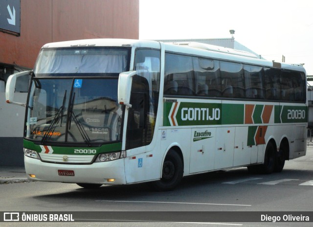 Empresa Gontijo de Transportes 20030 na cidade de Rio de Janeiro, Rio de Janeiro, Brasil, por Diego Oliveira. ID da foto: 10997631.