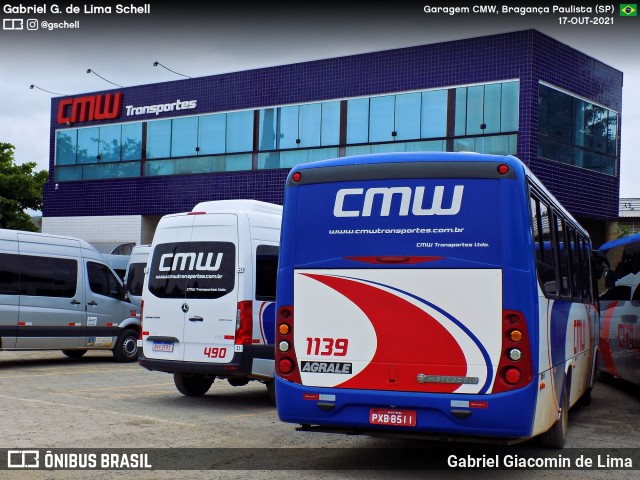 CMW Transportes 1139 na cidade de Bragança Paulista, São Paulo, Brasil, por Gabriel Giacomin de Lima. ID da foto: 10998011.