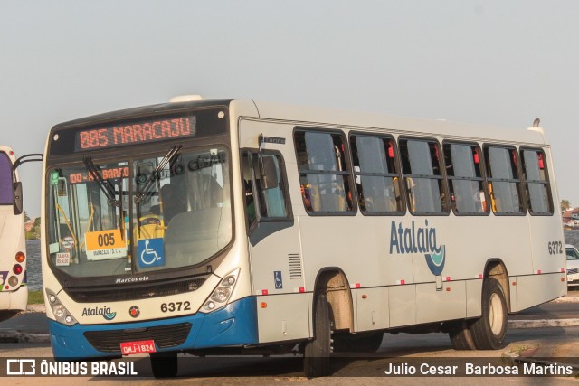 Viação Atalaia Transportes 6372 na cidade de Aracaju, Sergipe, Brasil, por Julio Cesar  Barbosa Martins. ID da foto: 10997589.