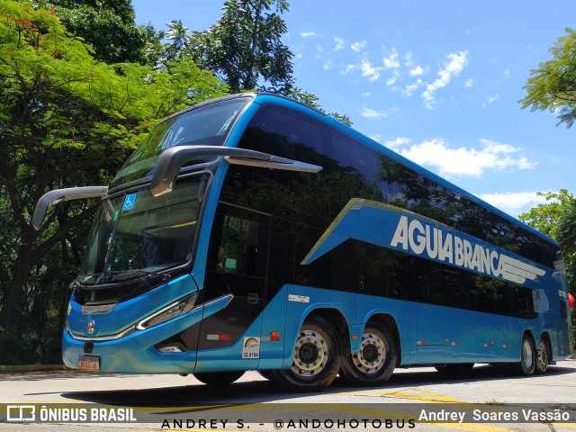 Viação Águia Branca 50780 na cidade de São Paulo, São Paulo, Brasil, por Andrey  Soares Vassão. Número da foto: #10923696.
