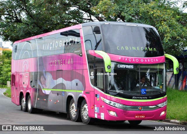 Viação Garcia 8735 na cidade de Campinas, São Paulo, Brasil, por Julio Medeiros. Número da foto: #10921683.