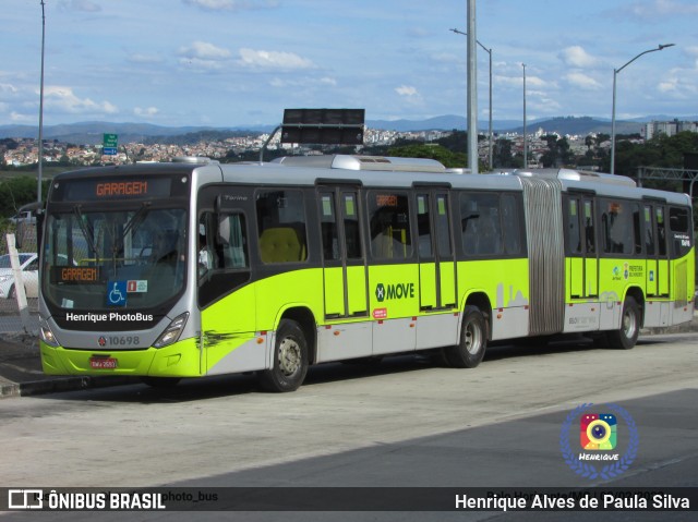 SM Transportes 10698 na cidade de Belo Horizonte, Minas Gerais, Brasil, por Henrique Alves de Paula Silva. ID da foto: 10921621.